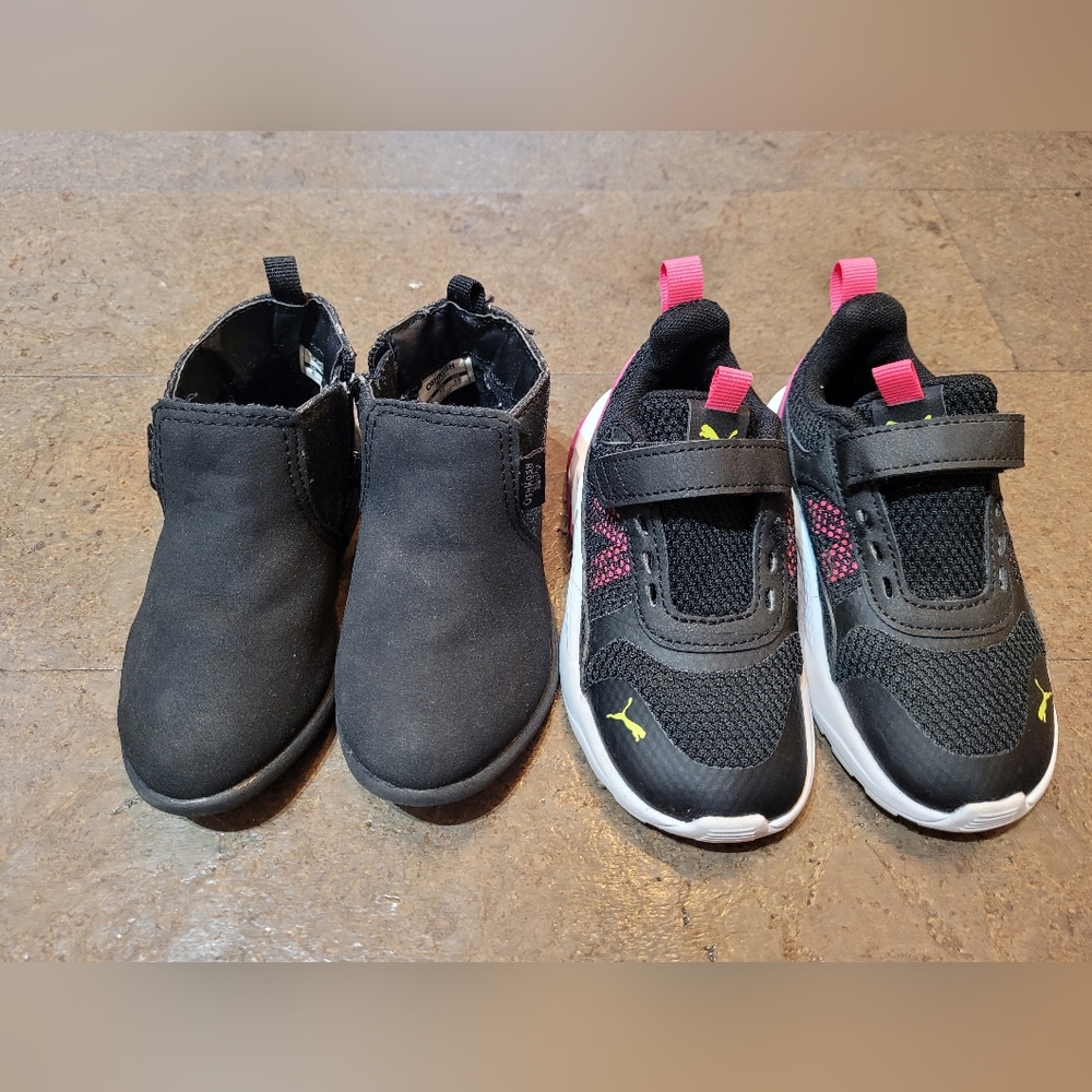 Toddler girls size 6 shoes Oshkosh and Puma